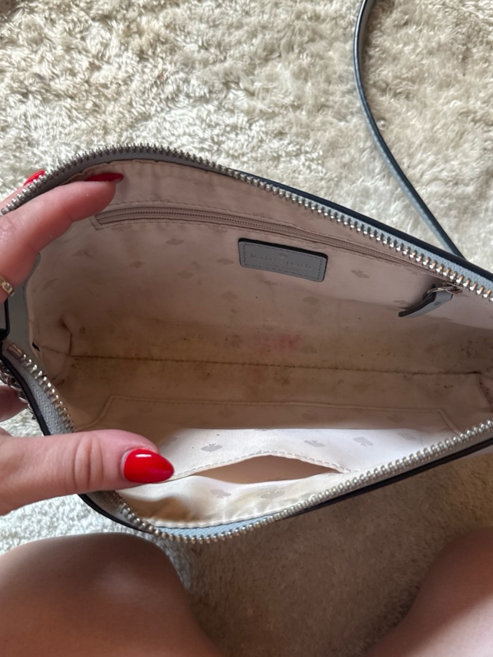 kate spade Light blue Leather Crossbody Bag - Picture 2 of 2